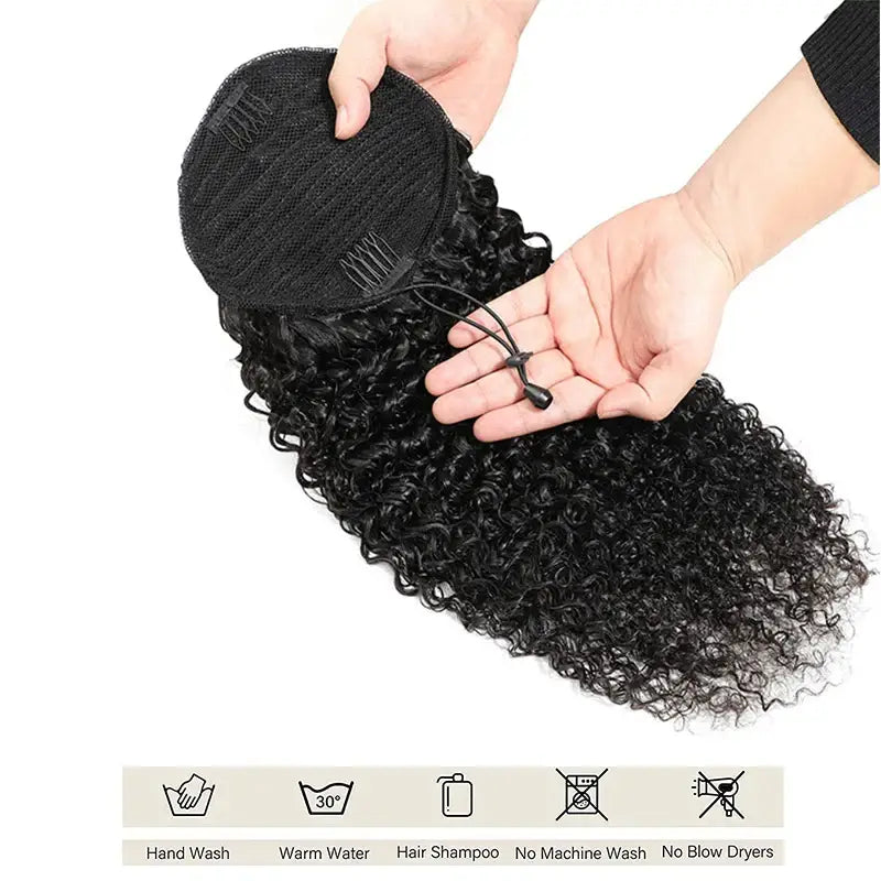 Explore Our Curly Afro Drawstring and Hair Accessories Collection