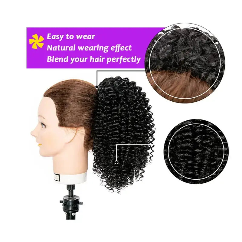 Explore Our Curly Afro Drawstring and Hair Accessories Collection