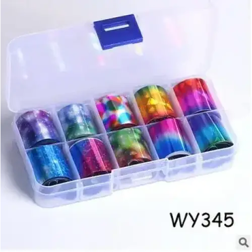 Explore Our Nail Transfer Foil Collection for Artistic Beauty - WY345