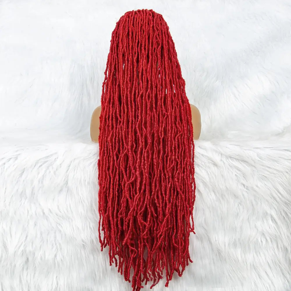 Explore Quality Box Braided Wigs and Lace Wigs for Natural Beauty - Red / 36inches