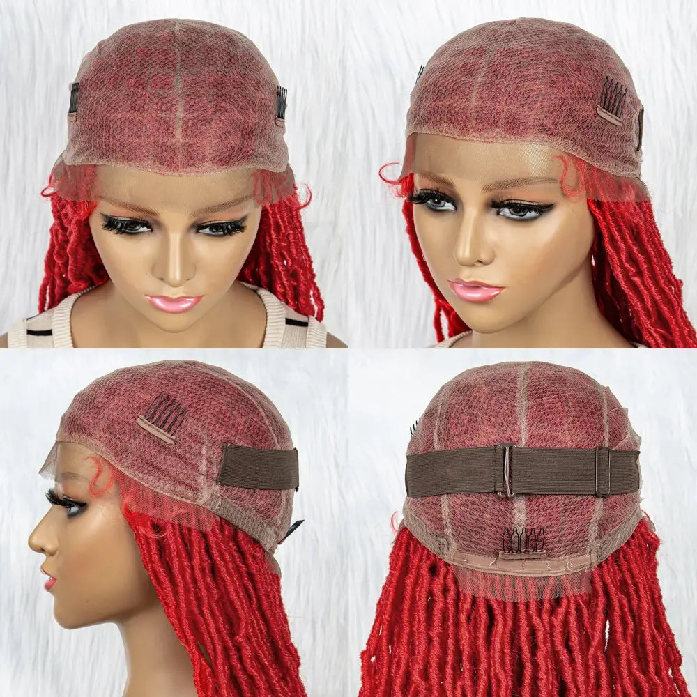 Explore Quality Box Braided Wigs and Lace Wigs for Natural Beauty - Red / 36inches