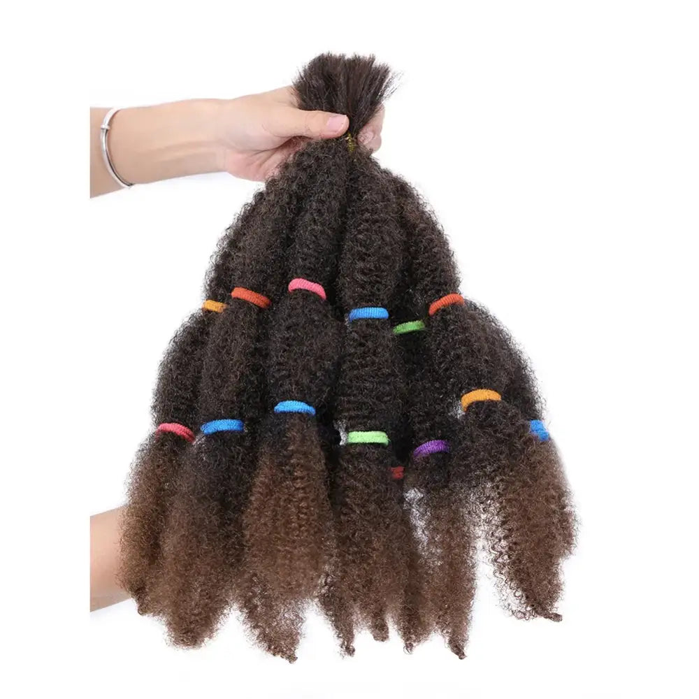 Explore Queen Afro’s Collection of Kinky Curly and Synthetic Products - T1B/30 / 12INCHES / 9Pcs/Lot