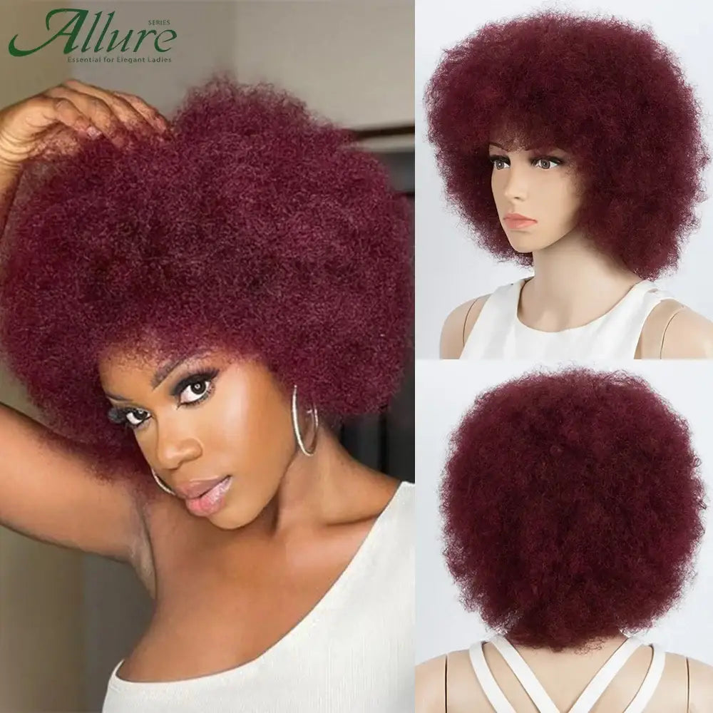 Explore Queen Afro’s Fluffy Afro Kinky Beauty Collection - 99J / CHINA / 12INCHES