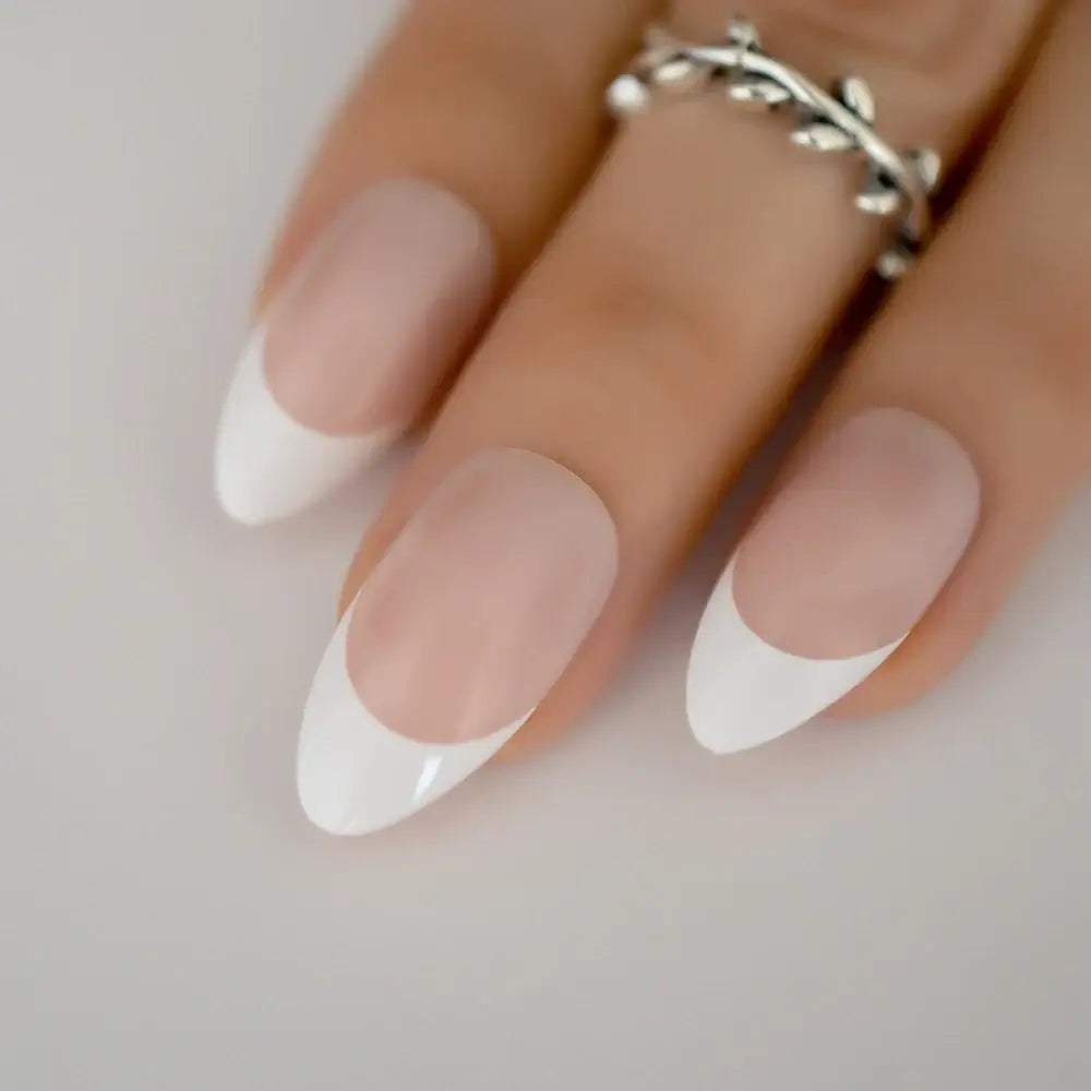 Explore Queen Afro’s Nail Products for Stunning Beige Almond Shapes