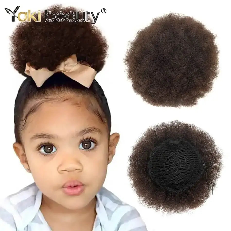 Explore Queen Afro’s Puff Curly Extensions for Stunning Looks - 6inch 4 / Medium / 1pc