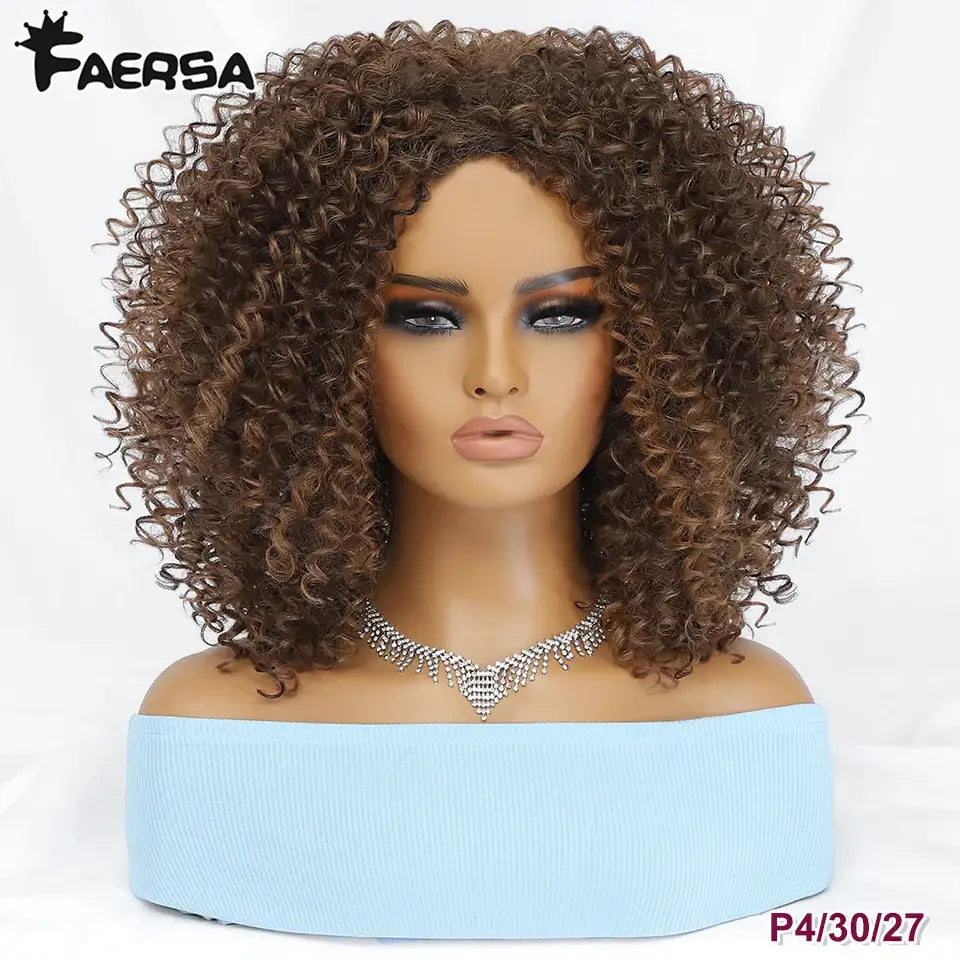 Explore Queen Afro’s Unique Haircare and Kinky Curly Wigs Collection - p4-30-27 / 1pc