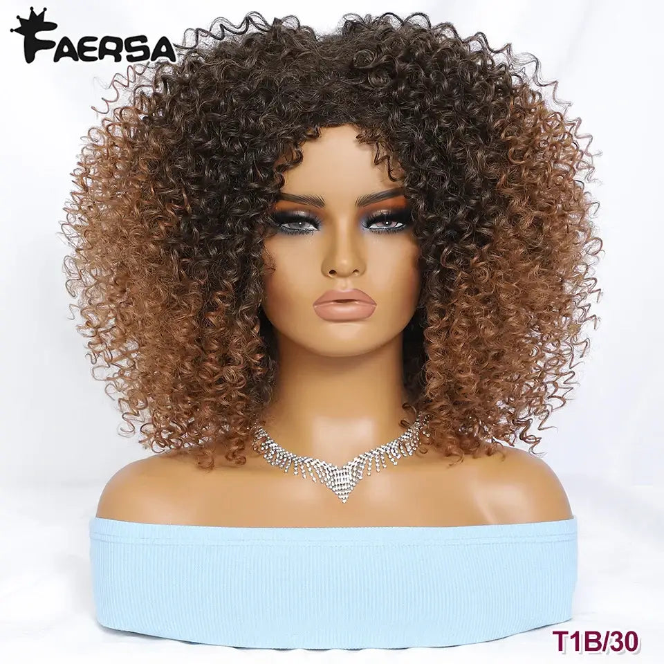 Explore Queen Afro’s Unique Haircare and Kinky Curly Wigs Collection - T1B/30 / 1pc