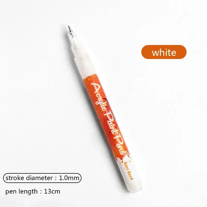 Explore Stunning Nail Art and Graffiti Pens for Your Beauty Routine - white 02