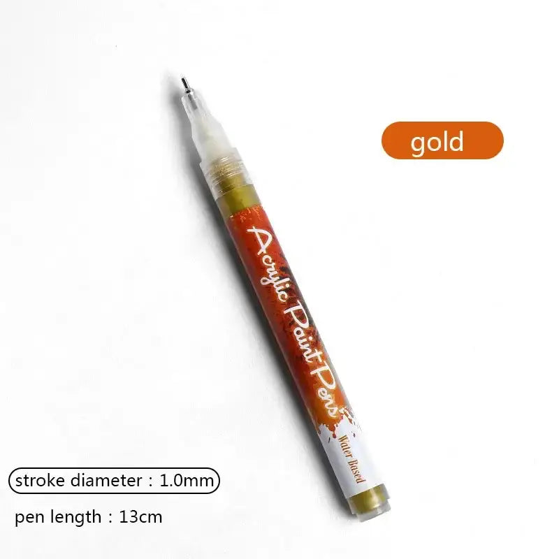 Explore Stunning Nail Art and Graffiti Pens for Your Beauty Routine - gold 02