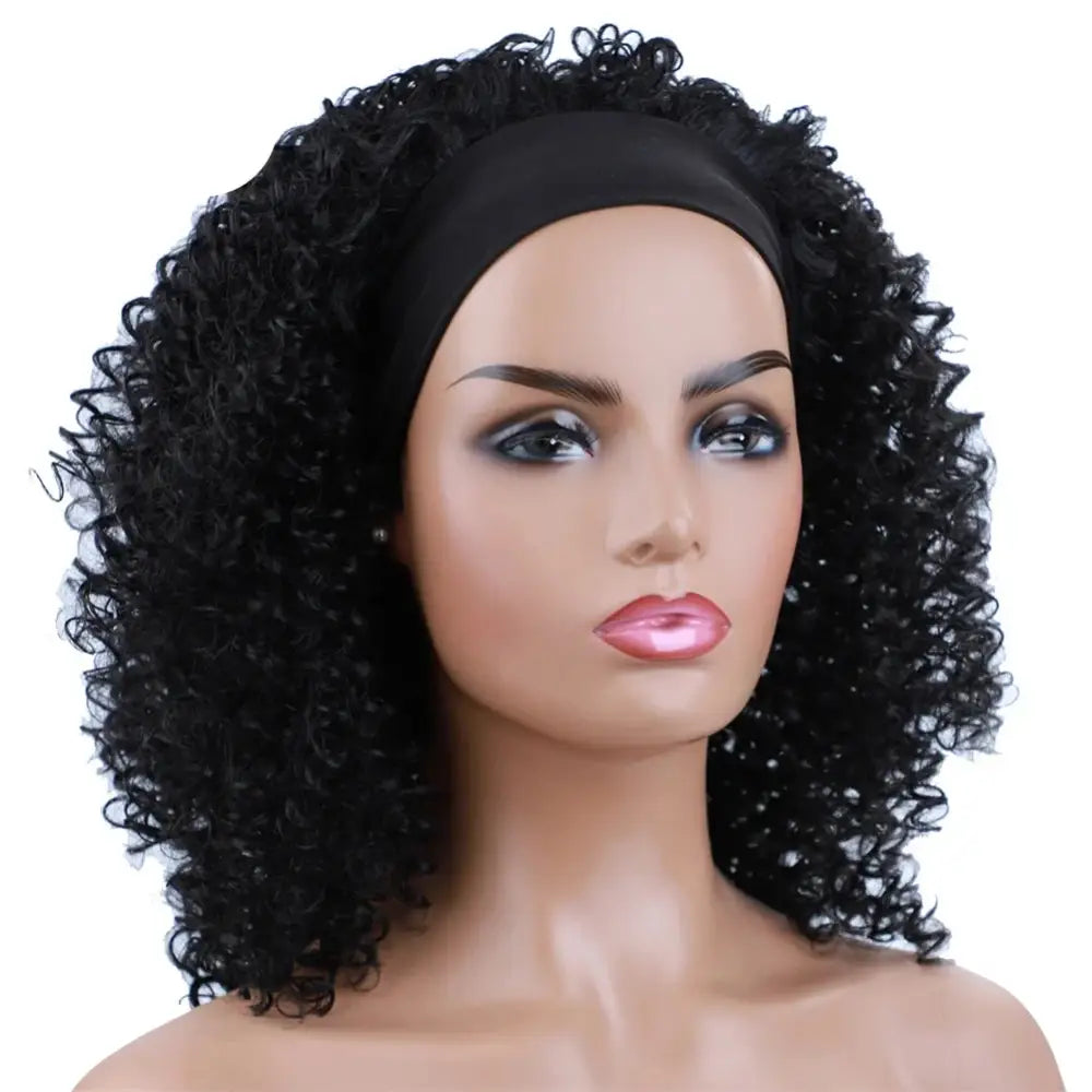 Explore Stylish Hair Accessories and Kinky Curly Headband Wigs