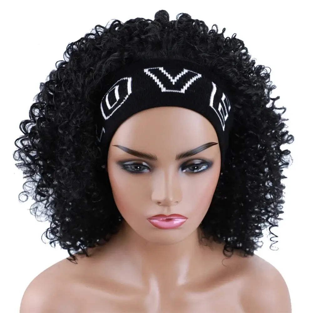 Explore Stylish Hair Accessories and Kinky Curly Headband Wigs - #33 / 20inches