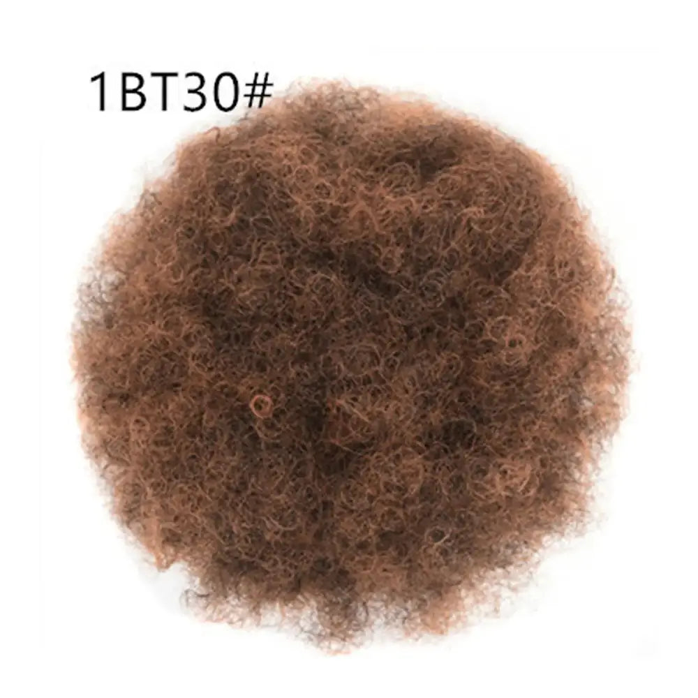 Explore Trendy Afro Puff Drawstring and Ponytail Styles - Wig-1BT30 / Medium