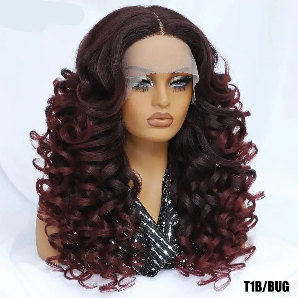 Explore Trendy New Arrivals: Inch Synthetic Lace and More - T1B-BUG / 24inches / Lace Front | 180%