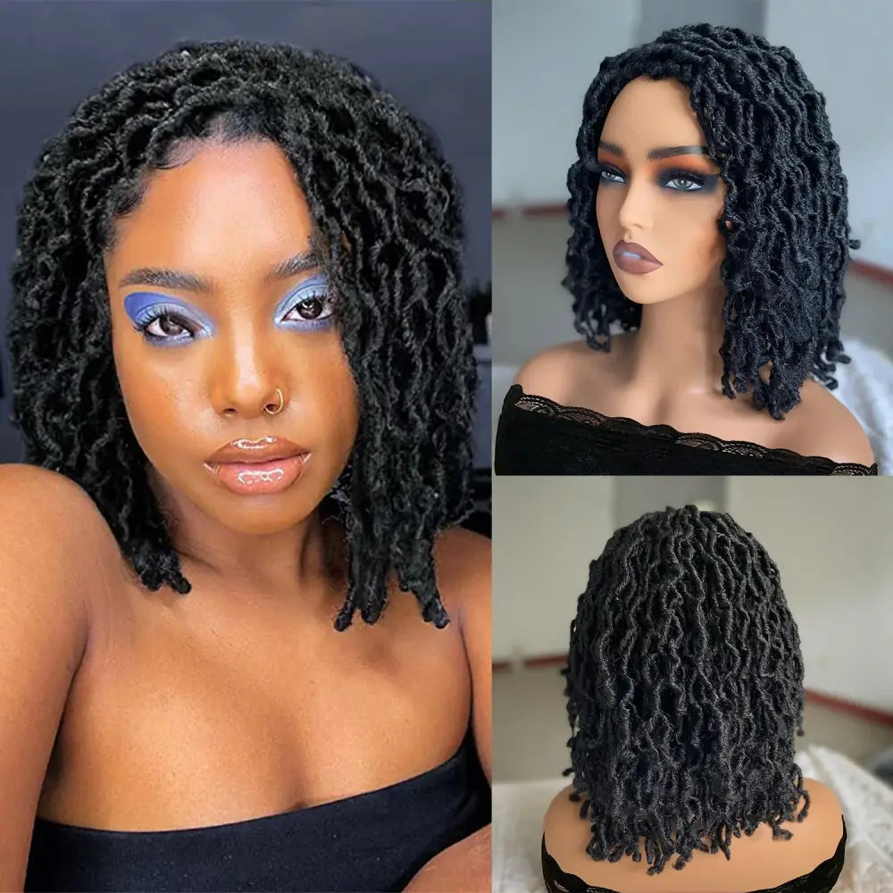 Explore Trendy Short Braided Dreadlock Wigs in New Arrivals Collection - 1B