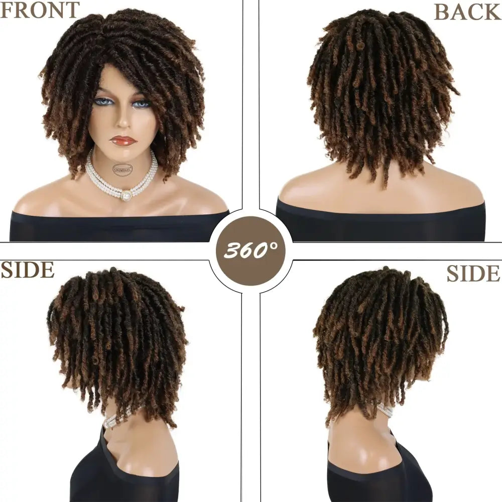 Explore Trendy Short Synthetic Afro and Dreadlock Wigs at Queen Afro