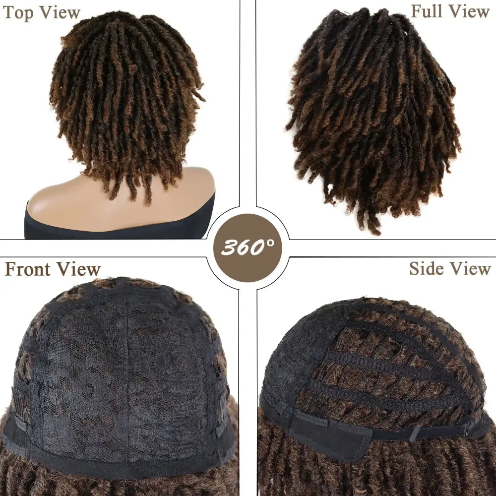 Explore Trendy Short Synthetic Afro and Dreadlock Wigs at Queen Afro