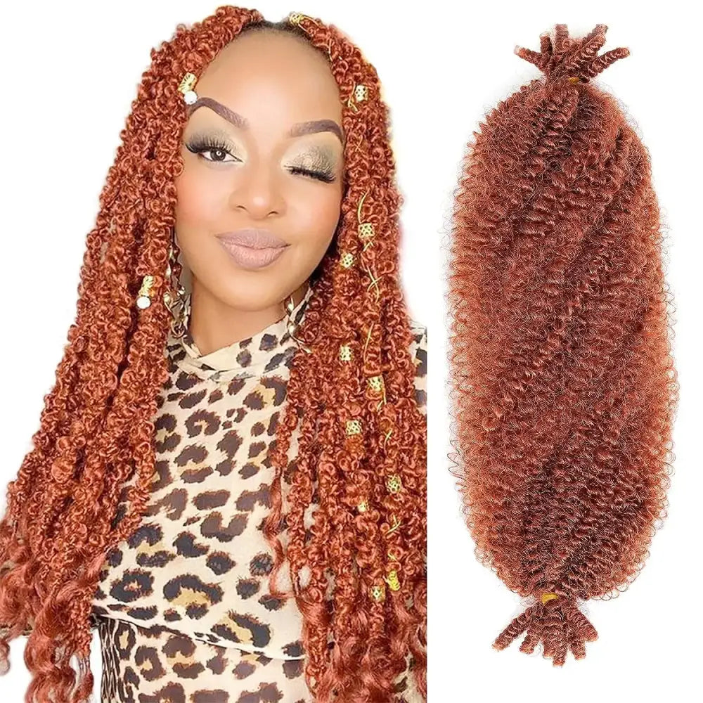 Explore Trendy Wigs: Pre Separated Springy Afros for a Fresh Look - #350 / 18inches / 3Pcs/Lot