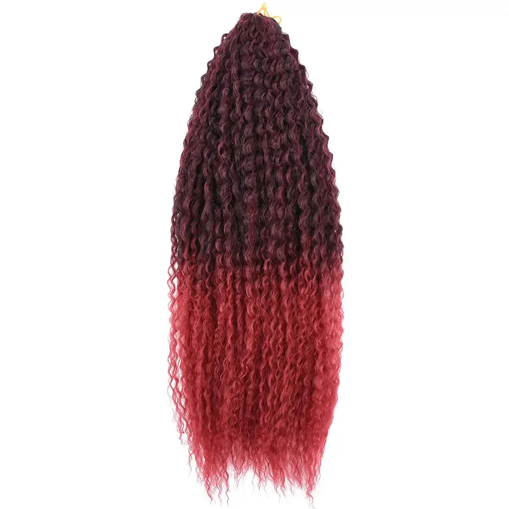 Explore Unique Afro Kinky Curly Products at Queen Afro - T1B/Burgundy / 20inches / 9Pcs/Lot