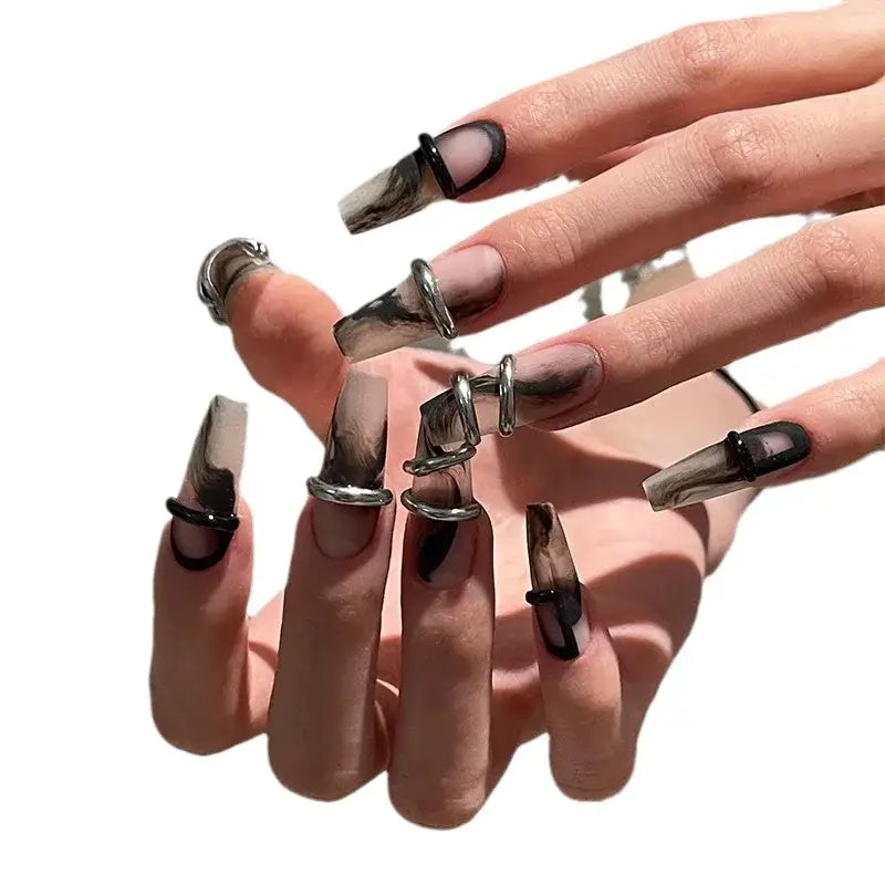 Express Your Beauty with Handmade Dark Nail Products and Press-On Nails