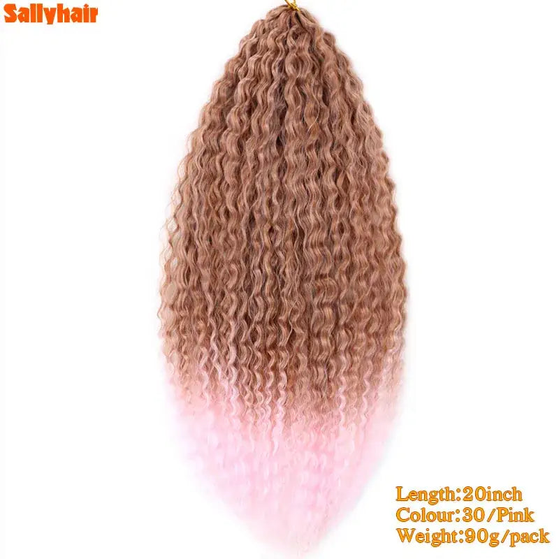 Express Your Style with Queen Afro’s Braiding Hair and Accessories - T30-Pink / 20inches / 1Pcs/Lot