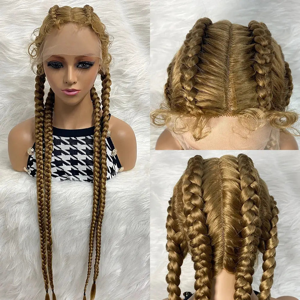 Exquisite Synthetic Braided Wigs to Transform Your Look with Confidence - 27 / 1 pc 37 inches