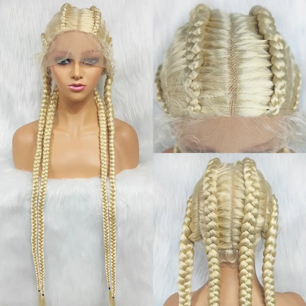 Exquisite Synthetic Braided Wigs to Transform Your Look with Confidence - 613 / 1 pc 37 inches