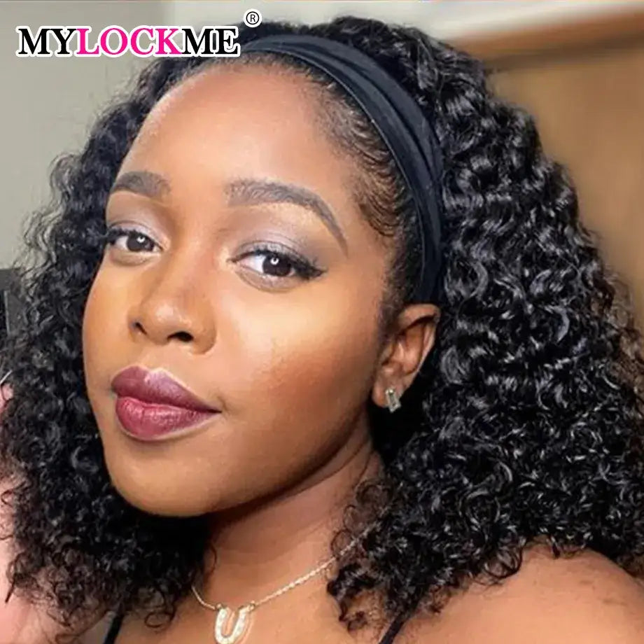 Fresh Styles: Embrace Convenience with Our Curly Headband Wig