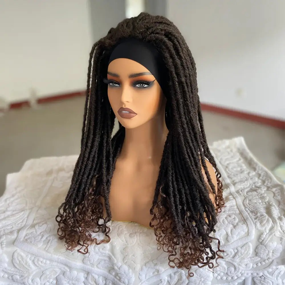 Goddess Locs Ombre Headband Wig for Everyday Beauty and Style