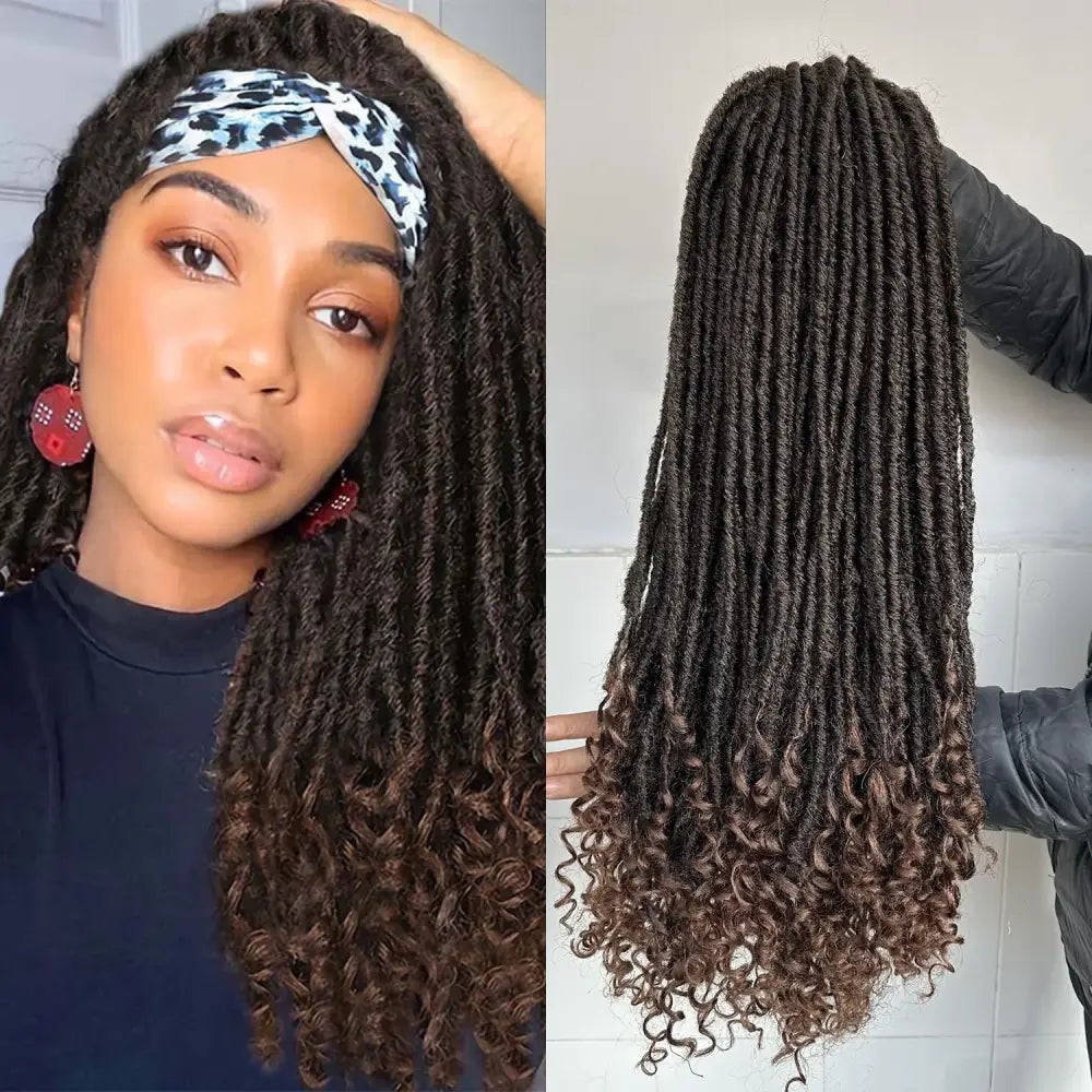 Goddess Locs Ombre Headband Wig for Everyday Beauty and Style