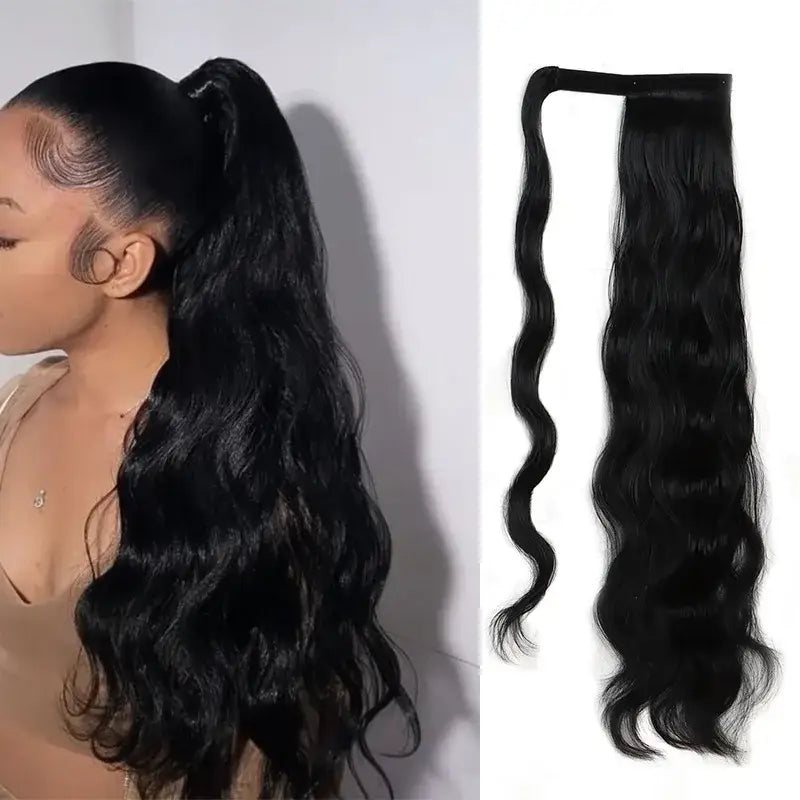 High Quality Synthetic Ponytail for Effortless Body Wave Style