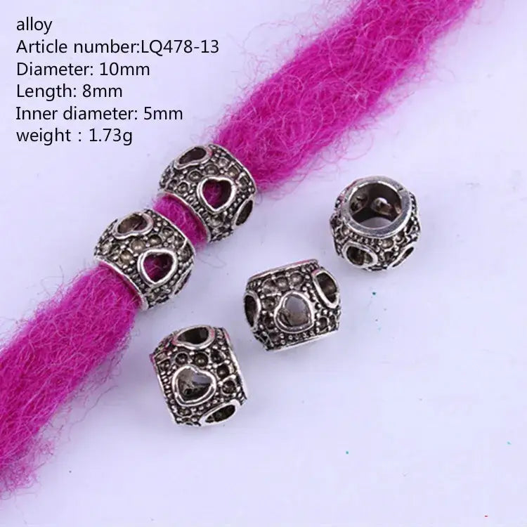 Ignite Your Beauty with Pcs Viking Beads for Authentic Self-Expression - 5pcs NO.37