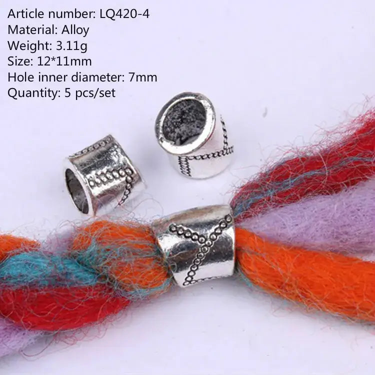 Ignite Your Beauty with Pcs Viking Beads for Authentic Self-Expression - 5pcs NO.26