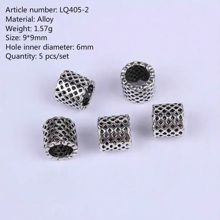 Ignite Your Beauty with Pcs Viking Beads for Authentic Self-Expression - 5pcs NO.13