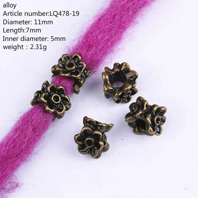 Ignite Your Beauty with Pcs Viking Beads for Authentic Self-Expression - 5pcs NO.38