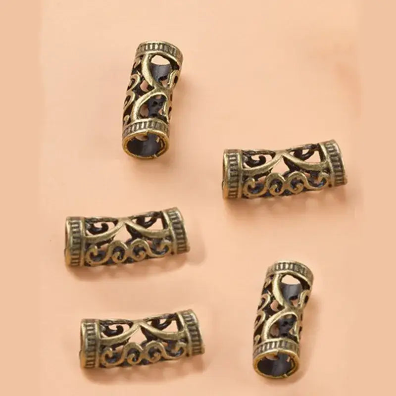 Ignite Your Beauty with Pcs Viking Beads for Authentic Self-Expression - 5pcs NO.48