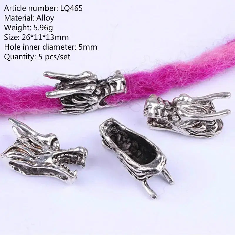 Ignite Your Beauty with Pcs Viking Beads for Authentic Self-Expression - 5pcs NO.22