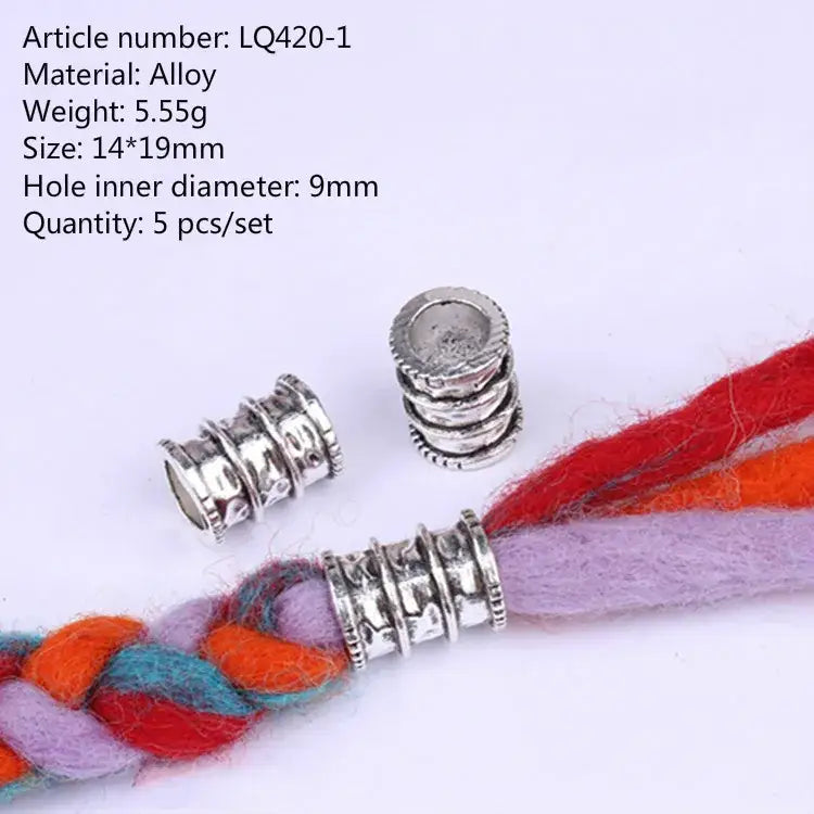 Ignite Your Beauty with Pcs Viking Beads for Authentic Self-Expression - 5pcs NO.23