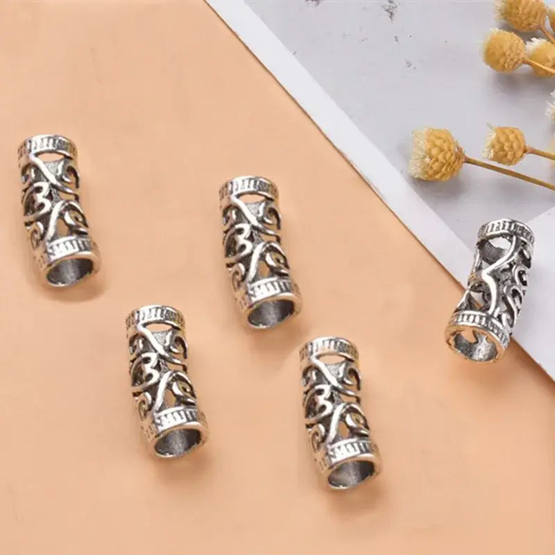 Ignite Your Beauty with Pcs Viking Beads for Authentic Self-Expression - 5pcs NO.46