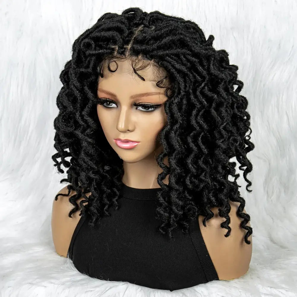 Lace Wig for Effortless Style: Knotless Box Braids Collection - 1B / 16inches