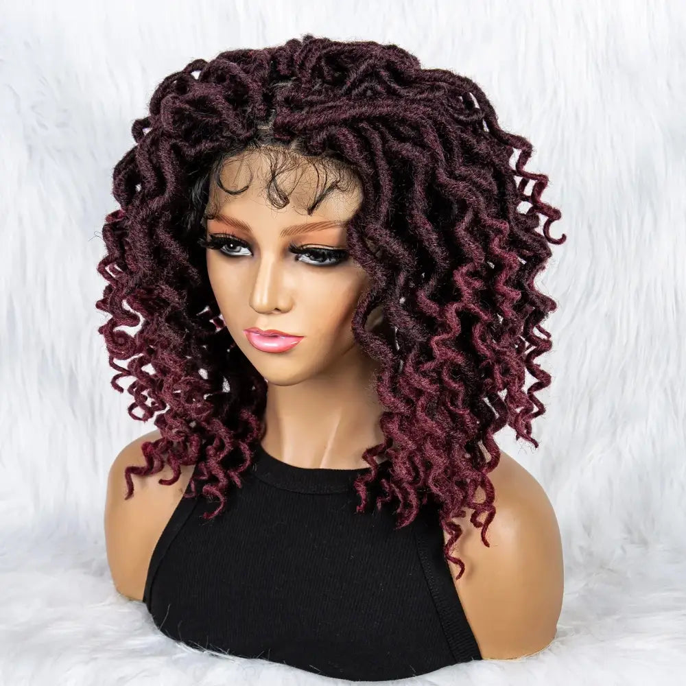 Lace Wig for Effortless Style: Knotless Box Braids Collection - 1Bbug / 16inches