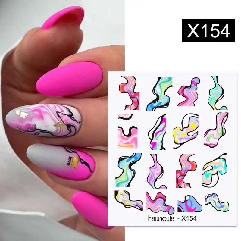 Lavender Spring Flower Nail Decals and Beauty Products at Queen Afro - X154