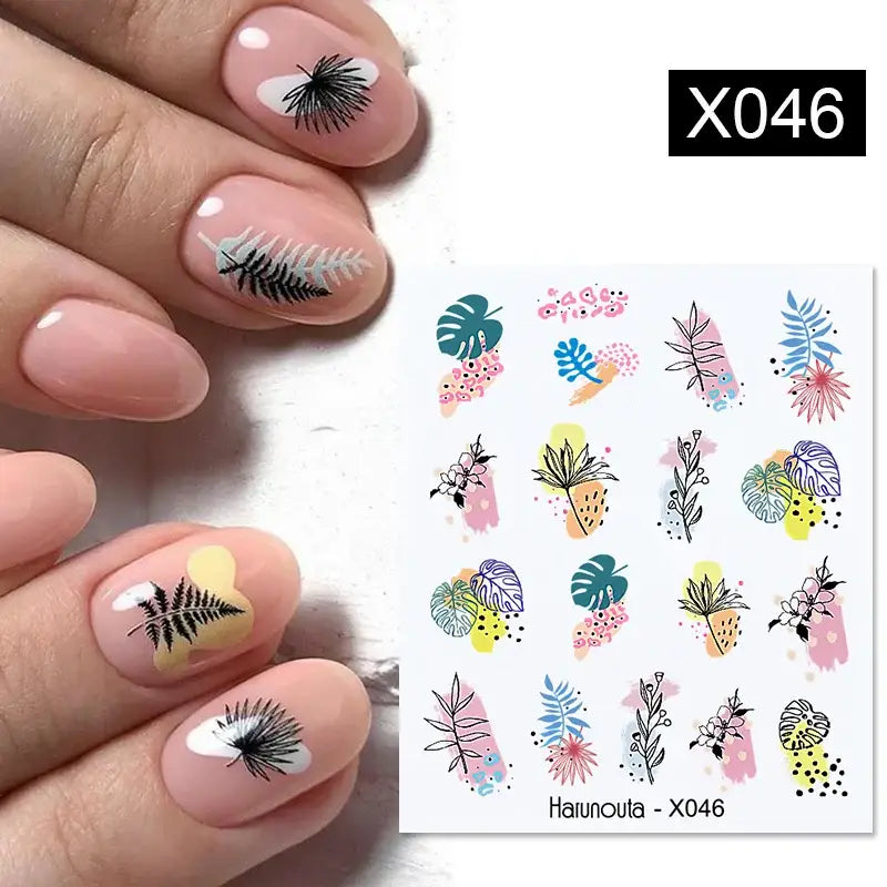 Lavender Spring Flower Nail Decals and Beauty Products at Queen Afro - X046