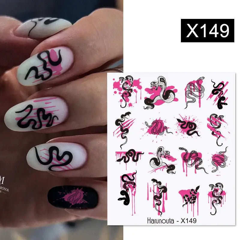 Lavender Spring Flower Nail Decals and Beauty Products at Queen Afro - X149