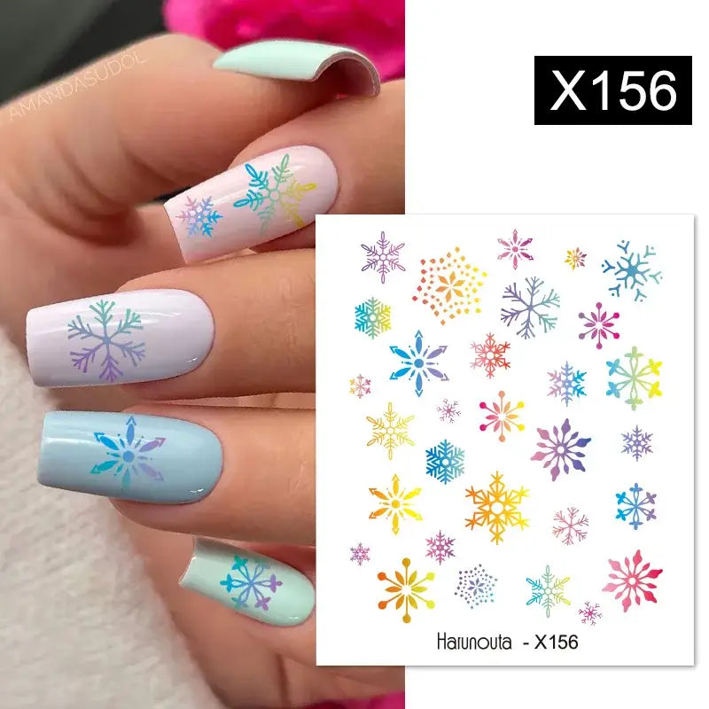 Lavender Spring Flower Nail Decals and Beauty Products at Queen Afro - X156