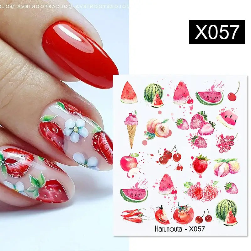 Lavender Spring Flower Nail Decals and Beauty Products at Queen Afro - X057