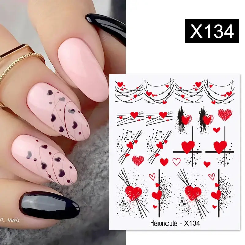 Lavender Spring Flower Nail Decals and Beauty Products at Queen Afro - X134