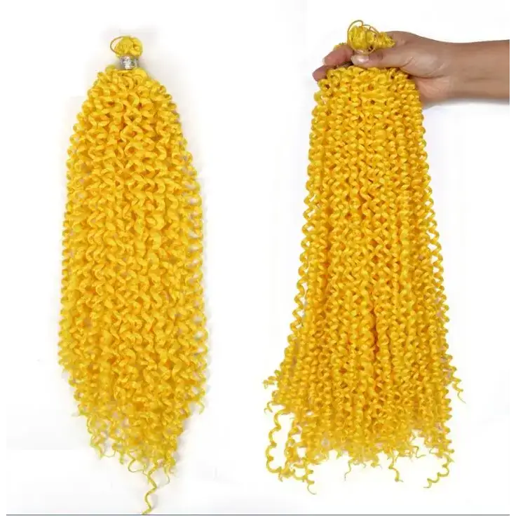 Lydia Bohemian Braids: Transform Your Look with Bold Style - Yellow / 28inches