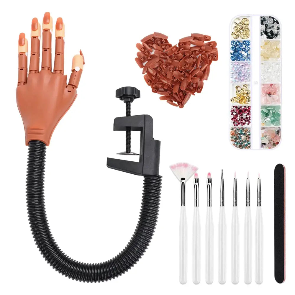 Nail Art Essentials and Practice Hands at Queen Afro - set5 withbox