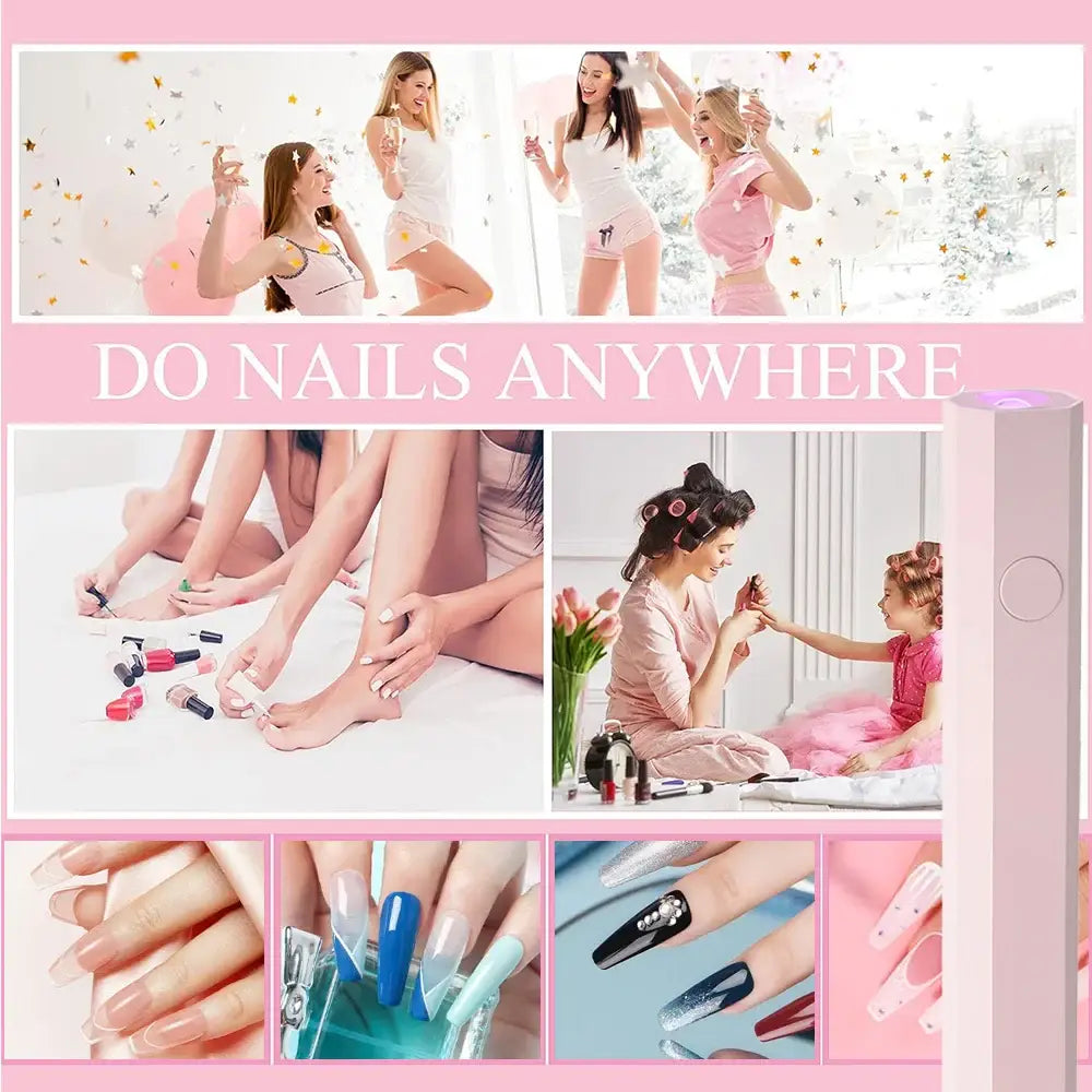 Nail Collection: Stunning Shades and Designs with LED Nail Lamp