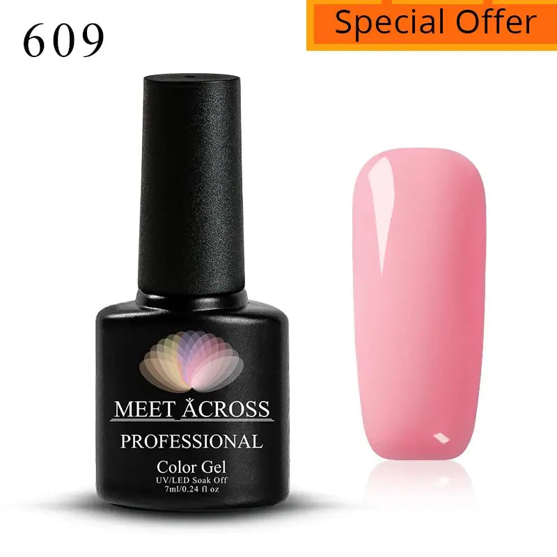 Nail Gel Collection with Macaron Glitter Sequins for Unique Designs - W1875